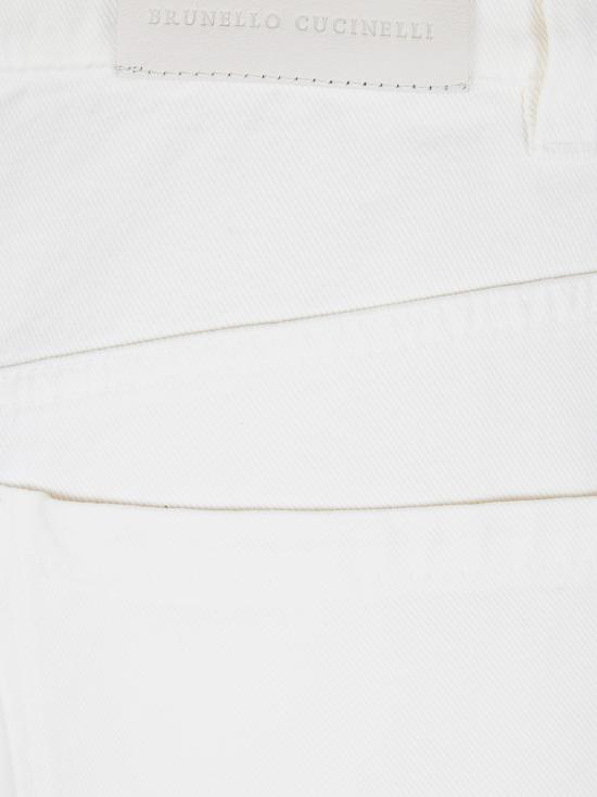 26SS 브루넬로 쿠치넬리 스트레이트 팬츠 M0H81P4059 C1101 PANAMA - BRUNELLO CUCINELLI