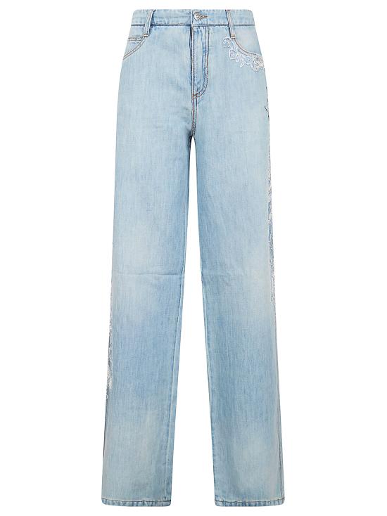 26SS 에르마노 설비노 스트레이트 팬츠 D487P367 APZIW 94037 BRIGHT COBA