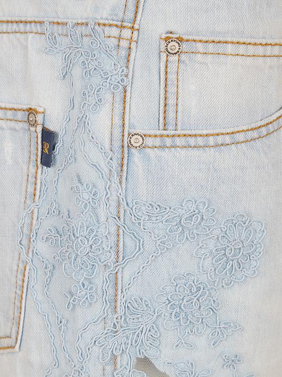 26SS 에르마노 설비노 데님 숏팬츠 D487P308 APGYV 44115 CASHMERE B - ERMANNO SCERVINO