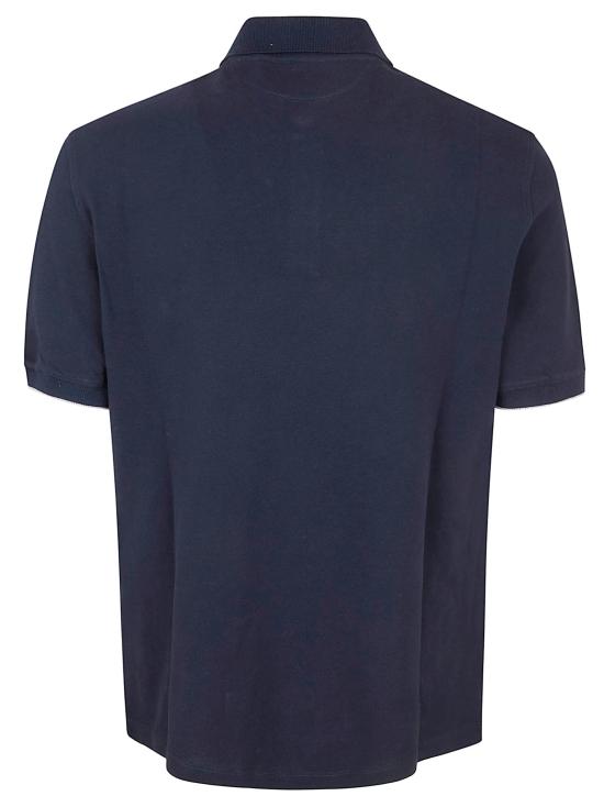 26SS 브루넬로 쿠치넬리 폴로 티셔츠 ME8548788 CD361 NAVY GRIGIO - BRUNELLO CUCINELLI