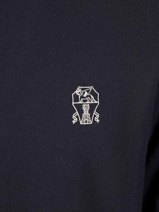 26SS 브루넬로 쿠치넬리 폴로 티셔츠 ME8548788 CD361 NAVY GRIGIO - BRUNELLO CUCINELLI