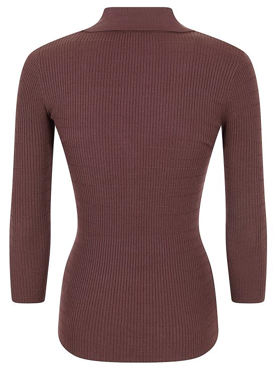 26SS 엘리자베타프랜치 스웨터 MK86B61E2 644 CACAO - ELISABETTA FRANCHI