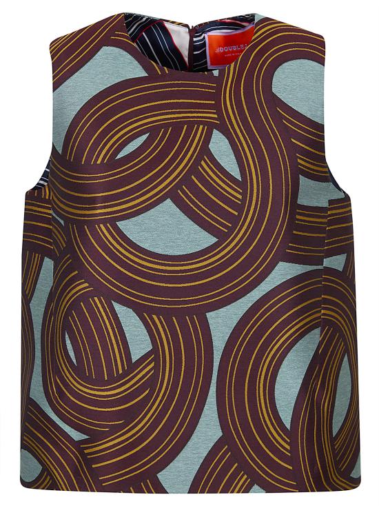 26SS 라 더블제이 민소매 티셔츠 TOP0016 JCQ097MTC02 BU13 MONTECARLO JACQUARD