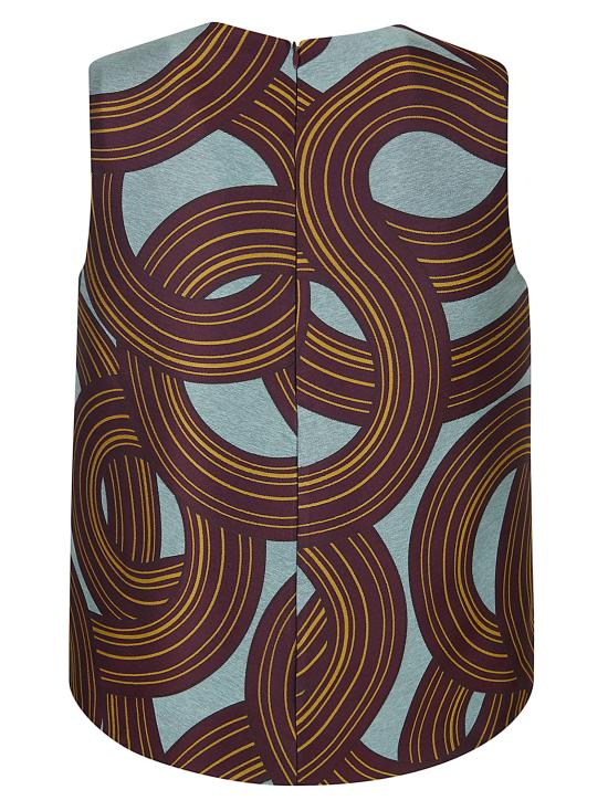 26SS 라 더블제이 민소매 티셔츠 TOP0016 JCQ097MTC02 BU13 MONTECARLO JACQUARD - LA DOUBLEJ