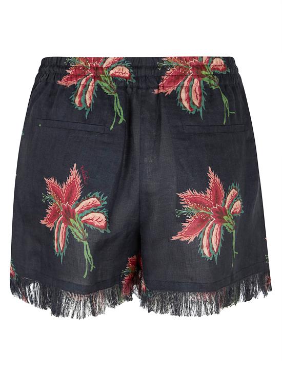 26SS 발렌티노 가라바니 숏팬츠 BRF355 A5M D5Y NERO MAGENTA ROSA VERDE - VALENTINO GARAVANI