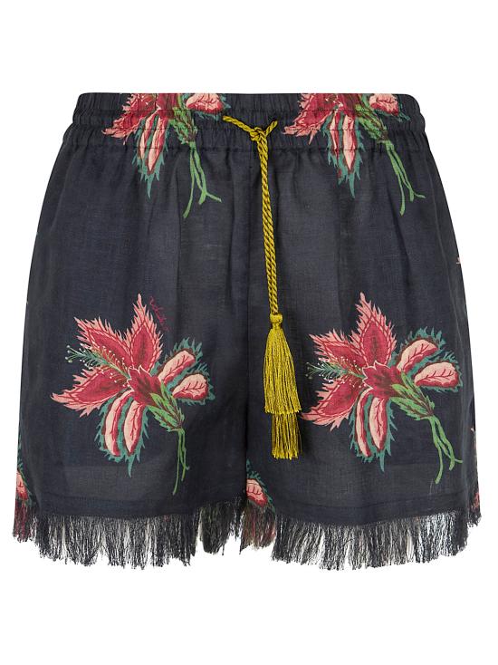 26SS 발렌티노 가라바니 숏팬츠 BRF355 A5M D5Y NERO MAGENTA ROSA VERDE