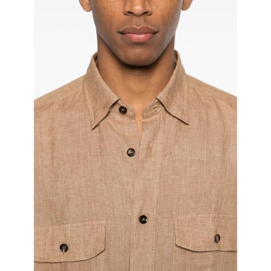 26SS 브리오니 긴팔 셔츠 SCFA0L P9111 9696 BROWN - BRIONI