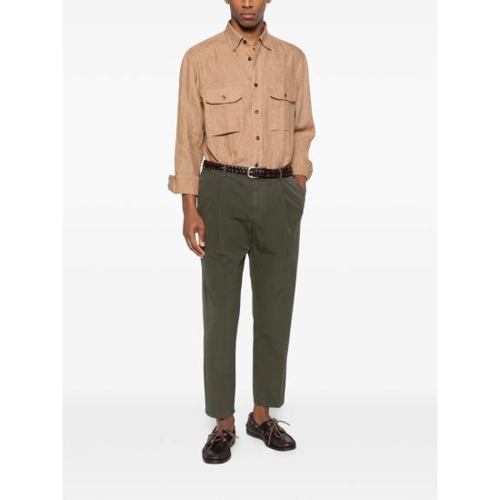 26SS 브리오니 긴팔 셔츠 SCFA0L P9111 9696 BROWN - BRIONI