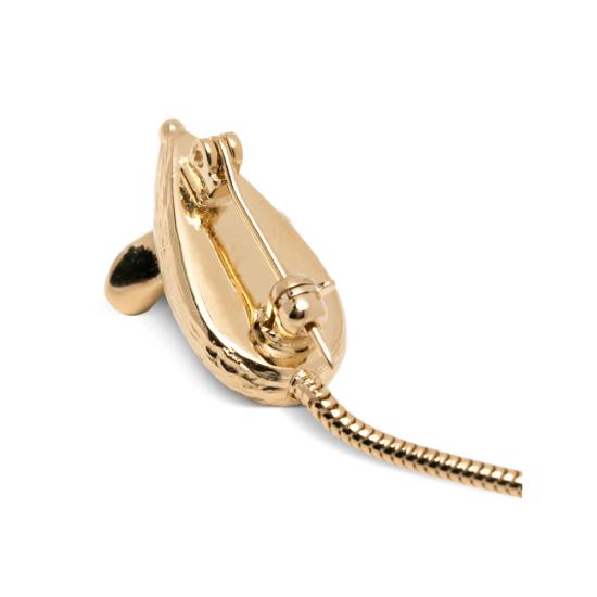 26SS 비베타 브로치 VM1JW0146 MT014 G304 GOLD BLUE - VIVETTA