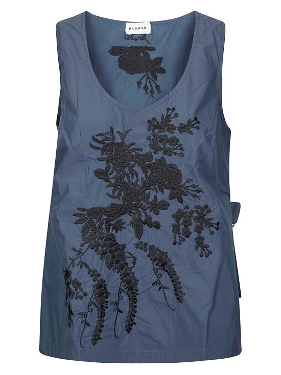 26SS 파로쉬 반팔 티셔츠 D311737RNINJA26 012 BLUE