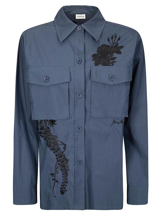 26SS 파로쉬 셔츠 D380652RNINJA26 012 BLUE