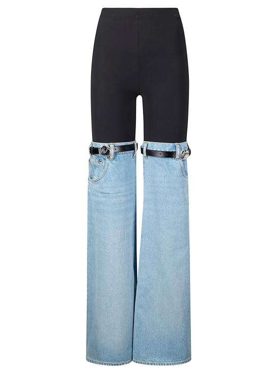 26SS 코페르니 스트레이트 팬츠 COPP24BISF2054 BLKBLU BLACK BLUE LIGHT