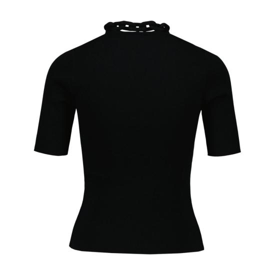 26SS 파코라반 반팔 티셔츠 26PMPU016ML0308 P001 black - PACO RABANNE