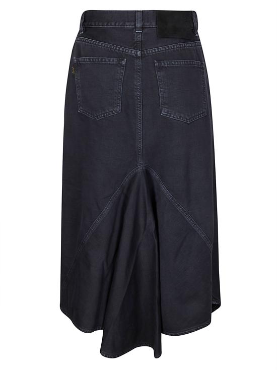 26SS 하이쿠레 롱 스커트 HEW08104GF172PX T0491 CARBON - HAIKURE