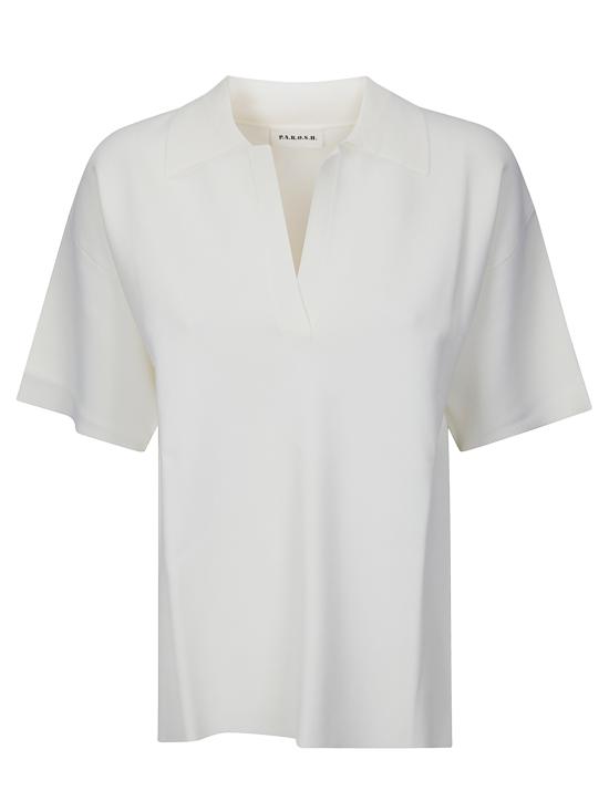 26SS 파로쉬 반팔 티셔츠 D540982ROMA26 002 CREAM