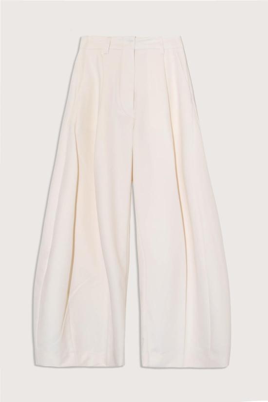  더 레이티스트 스트레이트 팬츠 최신 빌리 폴리 비스코스 팬츠 밀크