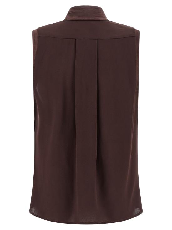 26SS 엘리자베타프랜치 이브닝 티셔츠 CA13461E2644 Brown - ELISABETTA FRANCHI