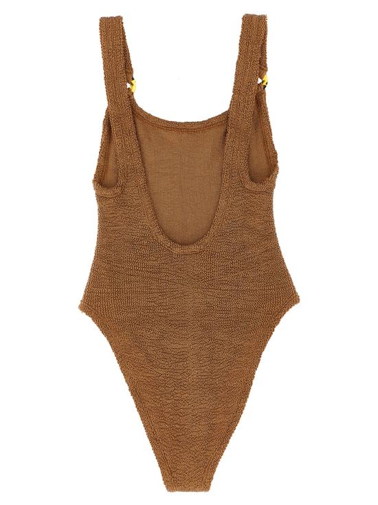 26SS 훈자 지 원피스 수영복 DOMINOSWIMMETALLICCOCOA Beige - HUNZA G