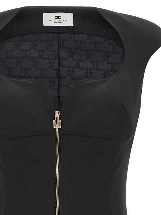 26SS 엘리자베타프랜치 미디 원피스 AB90061E2110 Black - ELISABETTA FRANCHI