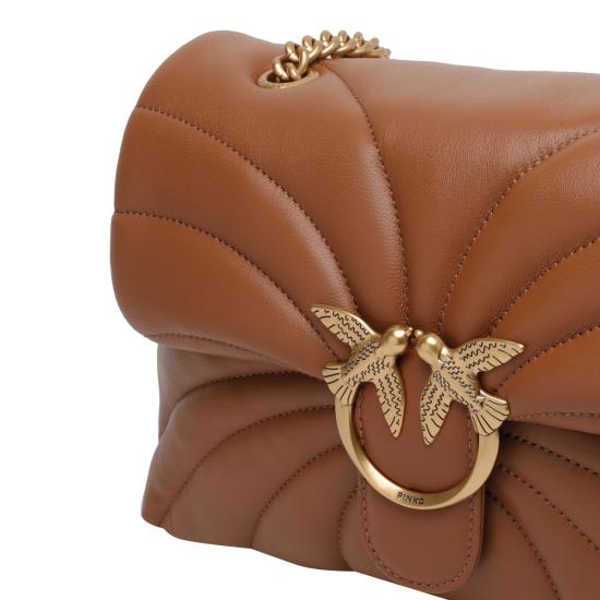 26SS 핑코 숄더백 100038 A1EXL17Q Brown - PINKO