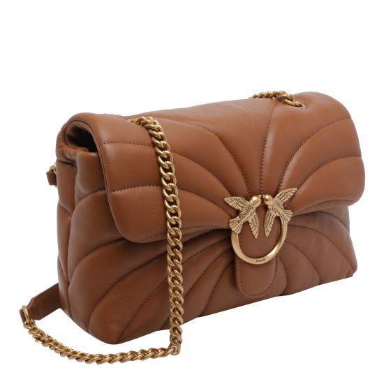 26SS 핑코 숄더백 100038 A1EXL17Q Brown - PINKO
