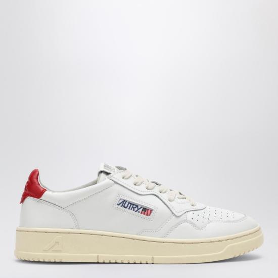 25FW 오트리 메달리스트 로우 레더 스니커즈 AULWLL21 White