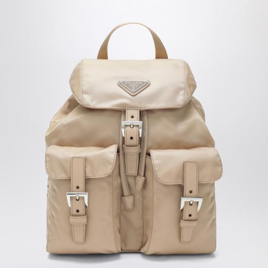 26SS 프라다 리나일론 스몰 백팩 1BZ677OOORV44 Beige