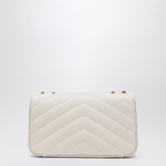 26SS 생로랑 루루 마틀라세 램스킨 미디움 숄더백 801439AAEAX Beige - SAINT LAURENT