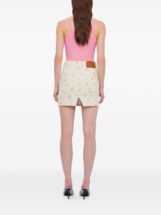 26SS 엠에스지엠 미디 스커트 4041MDD234L 26727704 White - MSGM