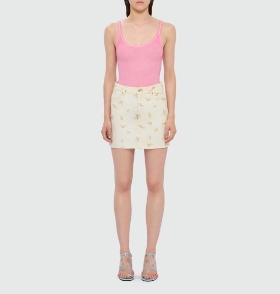 26SS 엠에스지엠 미디 스커트 4041MDD234L 26727704 White - MSGM