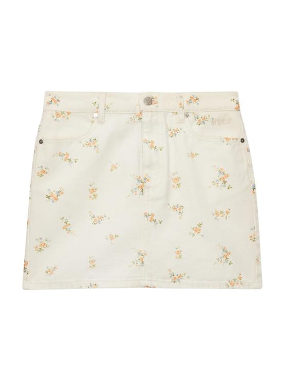 26SS 엠에스지엠 미디 스커트 4041MDD234L 26727704 White