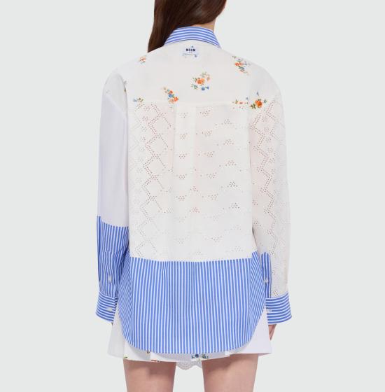 26SS 엠에스지엠 셔츠 4041MDE13Y 26715702 White - MSGM