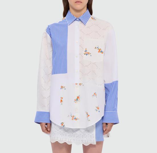 26SS 엠에스지엠 셔츠 4041MDE13Y 26715702 White - MSGM