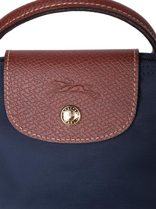 27FW 롱샴 르 플리아쥬 오리지널 핸들 파우치 34175089 P68 Blue - LONGCHAMP