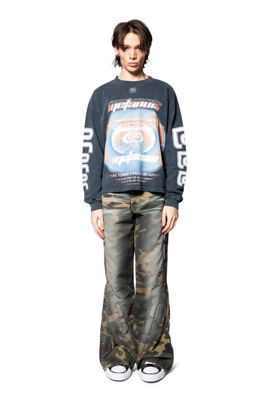 26SS 사토시 나카모토 스트레이트 팬츠 FW25PNT001 CMO - SATOSHI NAKAMOTO