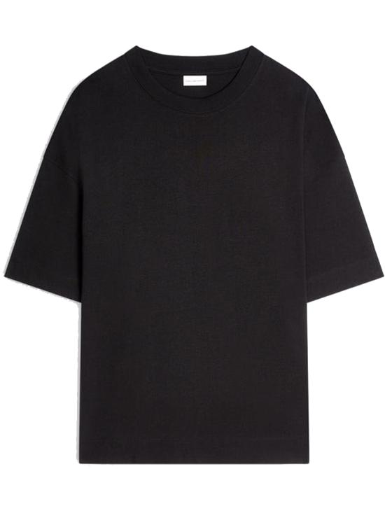 26SS 드리스 반 노튼 반팔 티셔츠 261 021111 3603 900 Black