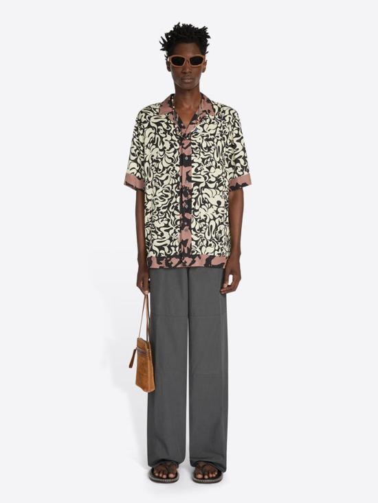 26SS 드리스 반 노튼 반팔 셔츠 261 020742 3084 900 Black - DRIES VAN NOTEN