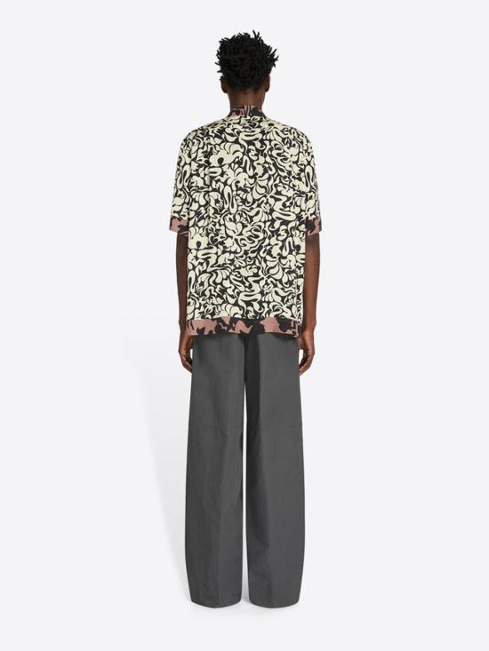 26SS 드리스 반 노튼 반팔 셔츠 261 020742 3084 900 Black - DRIES VAN NOTEN