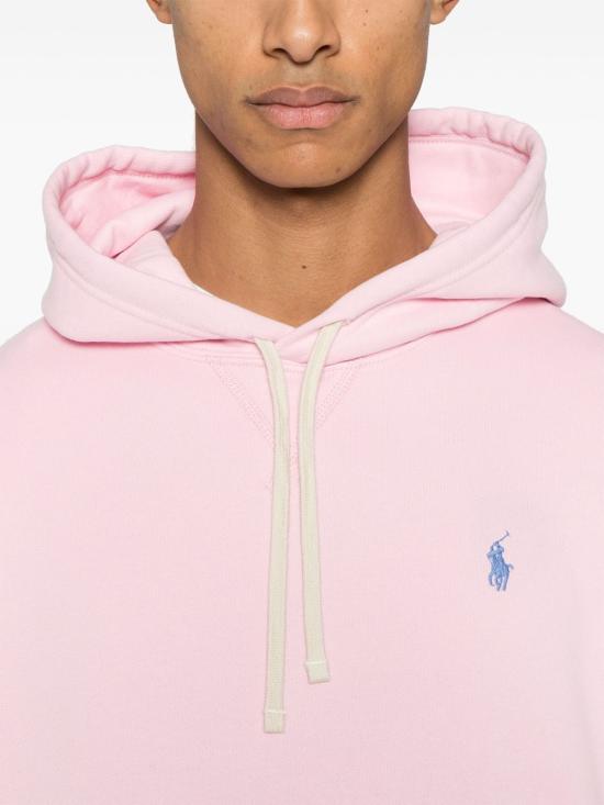26SS 폴로 랄프로렌 포니로고 자수 후드 티셔츠 710766778 101 Pink - POLO RALPH LAUREN