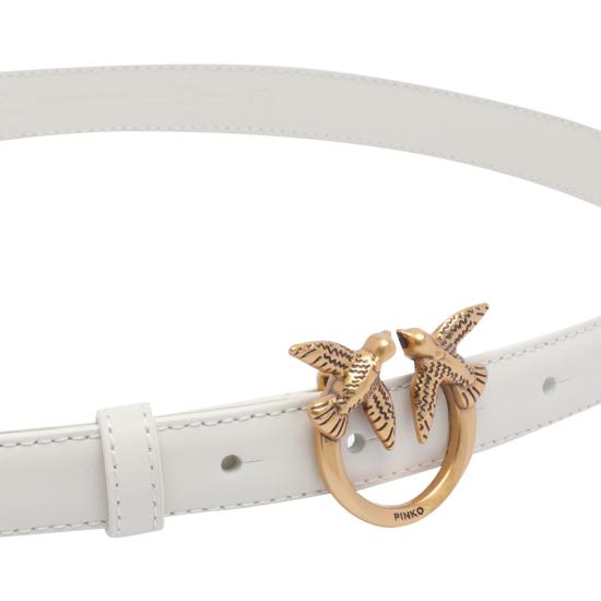 26SS 핑코 레귤러 벨트 100143 A0F1Z14Q White - PINKO