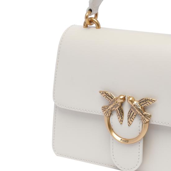 26SS 핑코 숄더백 100071 A0F1Z14Q White - PINKO