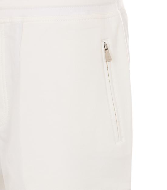 26SS 브루넬로 쿠치넬리 숏팬츠 MW8633242G C7220 White - BRUNELLO CUCINELLI