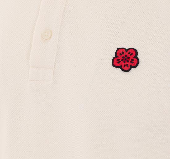 26SS 겐조 폴로 티셔츠 FF65PO1534PU 03 White - KENZO