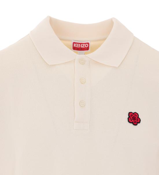 26SS 겐조 폴로 티셔츠 FF65PO1534PU 03 White - KENZO