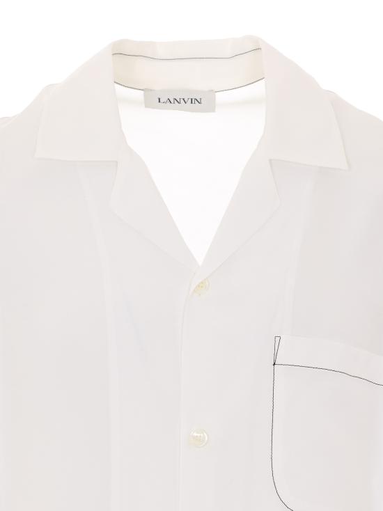 26SS 랑방 반팔 셔츠 SI0011 625700 White - LANVIN