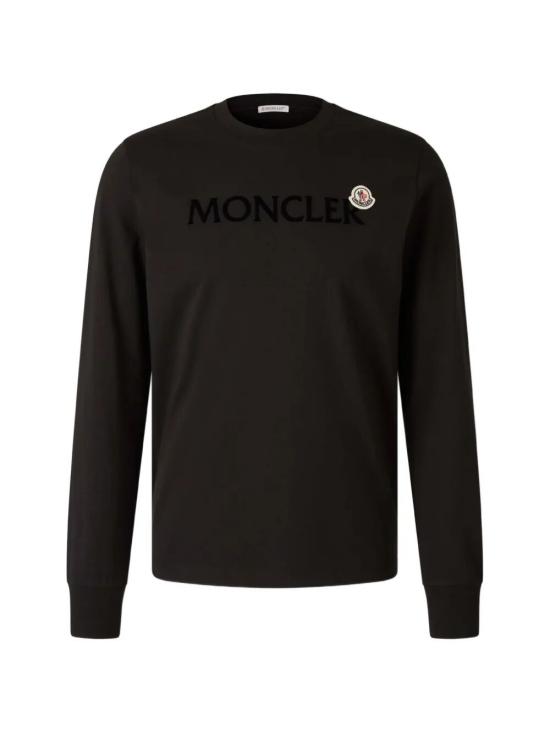 26SS 몽클레어 긴팔 티셔츠 L10918D00009 89AYY 999 BLACK