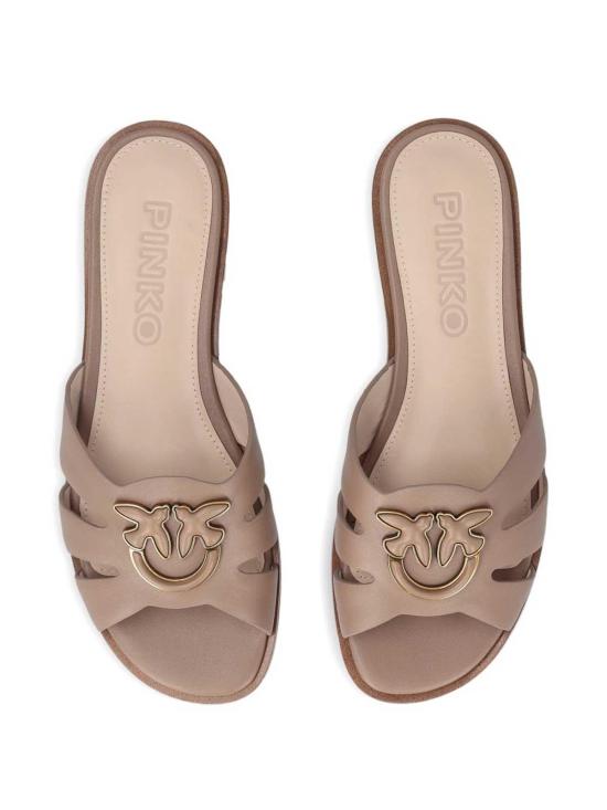 26SS 핑코 플랫 슈즈 SD0463P00104L15 Brown - PINKO