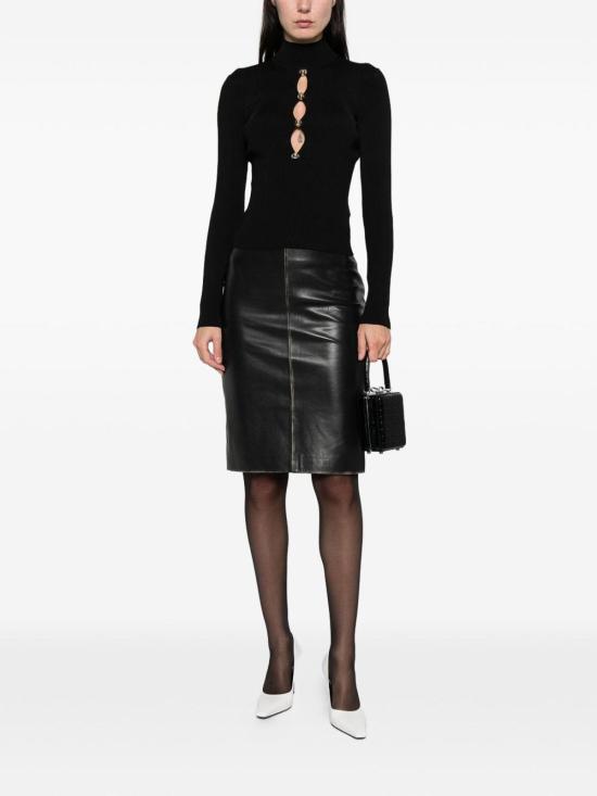 26SS 셀프 포트레이트 긴팔 티셔츠 RS26138TB Black - SELF PORTRAIT