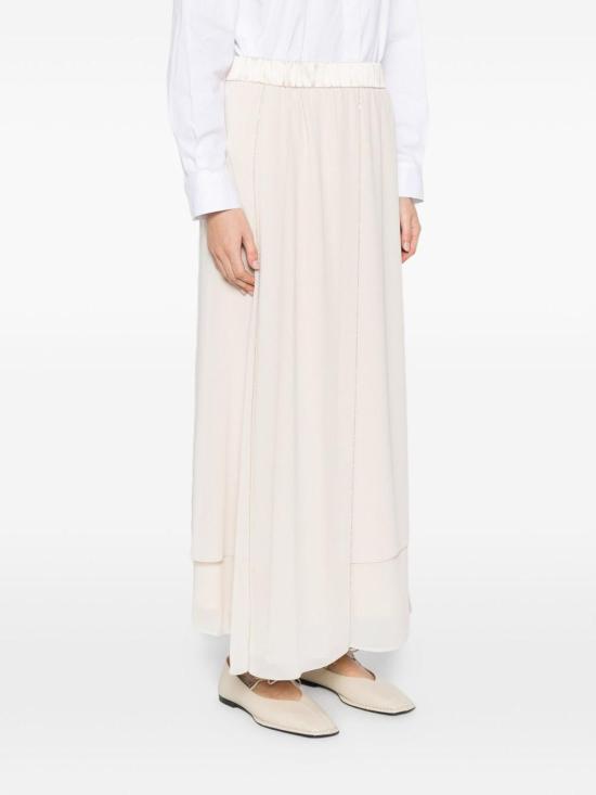 27SS 페세리코 롱 스커트 A050827309E44E Beige - PESERICO