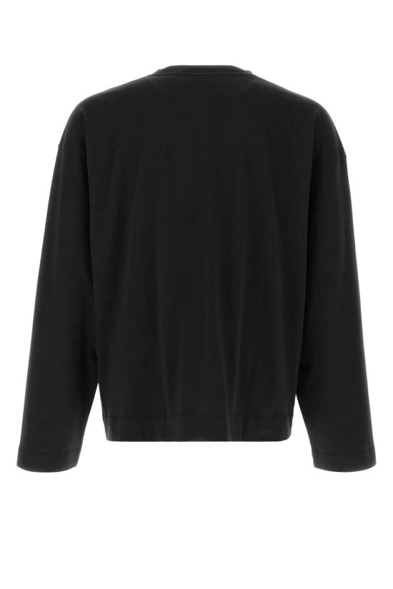 26SS 드리스 반 노튼 반팔 티셔츠 2610211123603 900 Black - DRIES VAN NOTEN